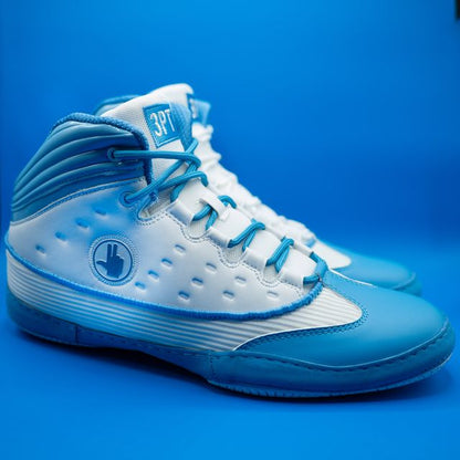 Baby Blue 3 Point Takedown Wrestling Shoes