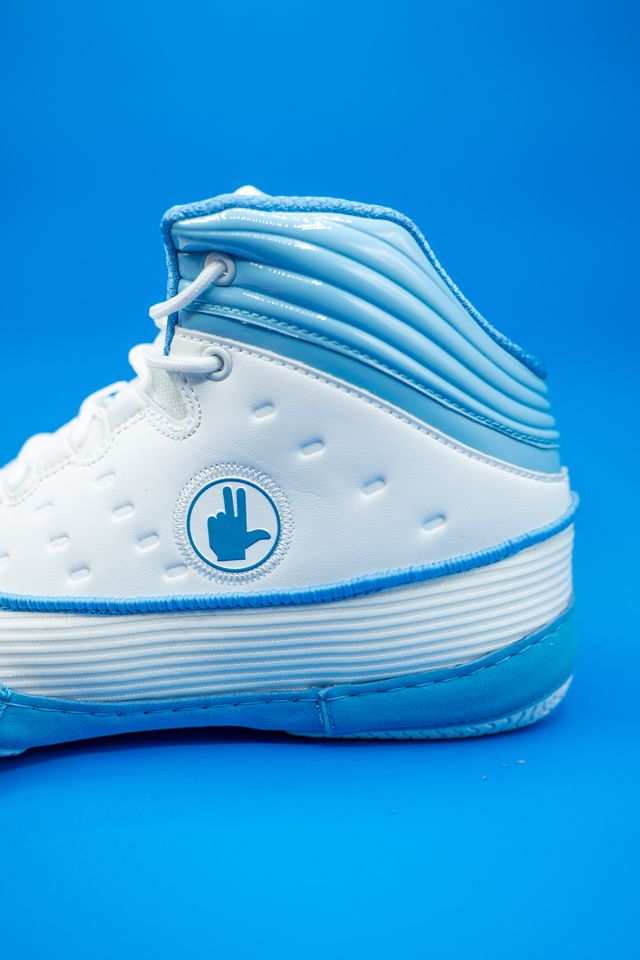 Baby Blue 3 Point Takedown Wrestling Shoes