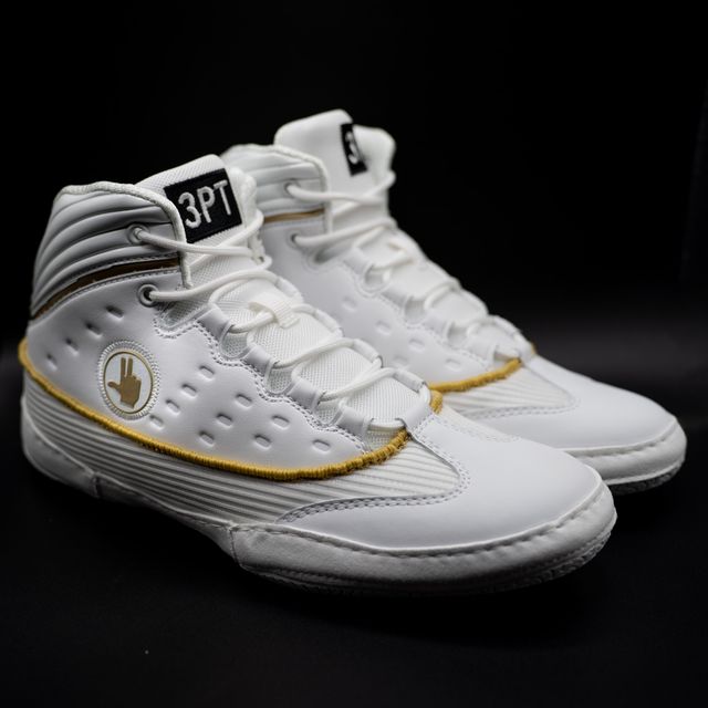 White Stallion 3 Point Takedown Wrestling Shoes